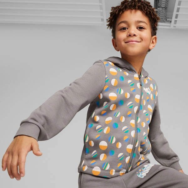 PUMA ESS+ SUMMER CAMP Bluza z kapturem dla malucha - Idealna na lato przygód!